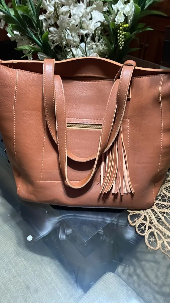 Bolsa marrom  - Foto 3