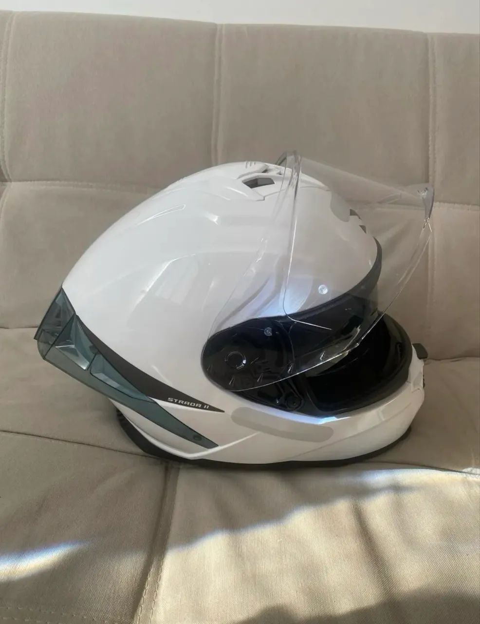 Capacete Norisk Strada II - óculos interno 2 aerofólios traseiros aceito cartão - Foto 3