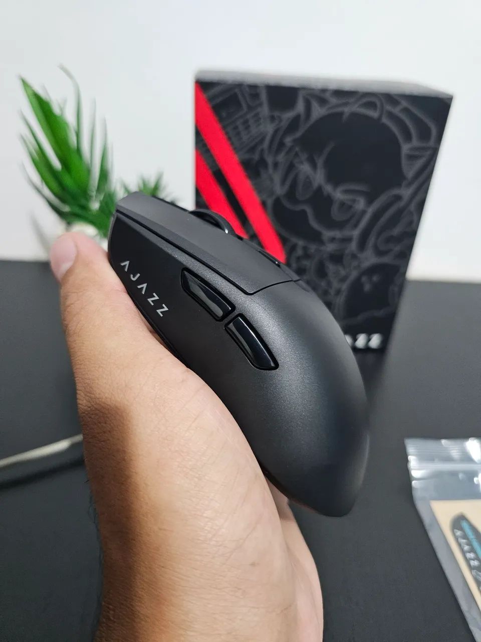 Mouse Gamer Ajazz com Dock de Carregamento - Foto 3