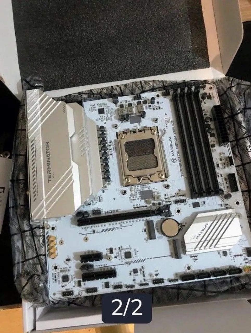 Placa Mãe b650m terminator ice wifi