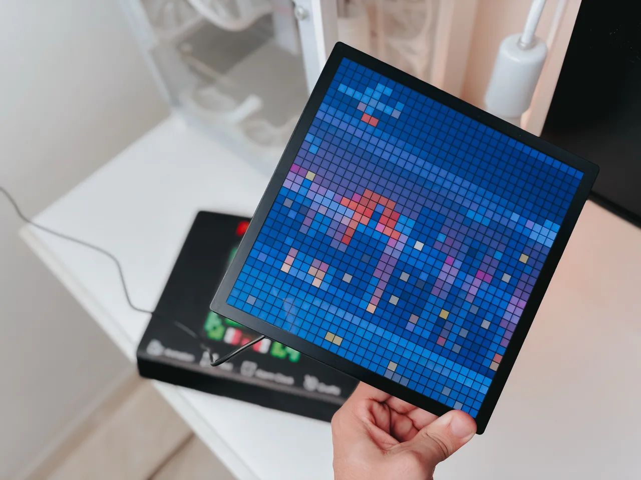 Display de pixel led 32x32 RGB - programável pelo app