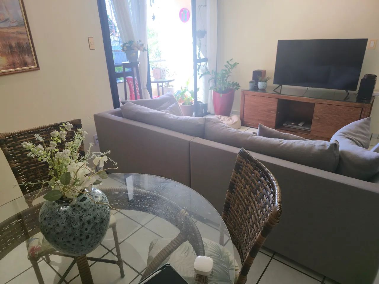 Vendo lindo sofá cinza - Foto 2