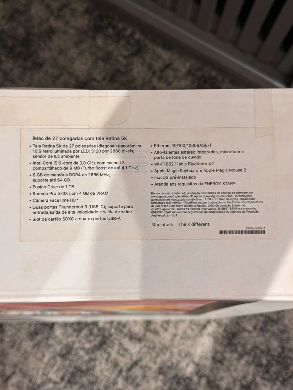 iMac 27" 2019 5K i5 8GB/1TB - Foto 5