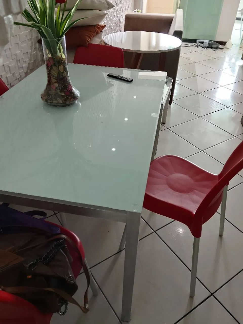 Mesa de vidro jantar - Foto 2