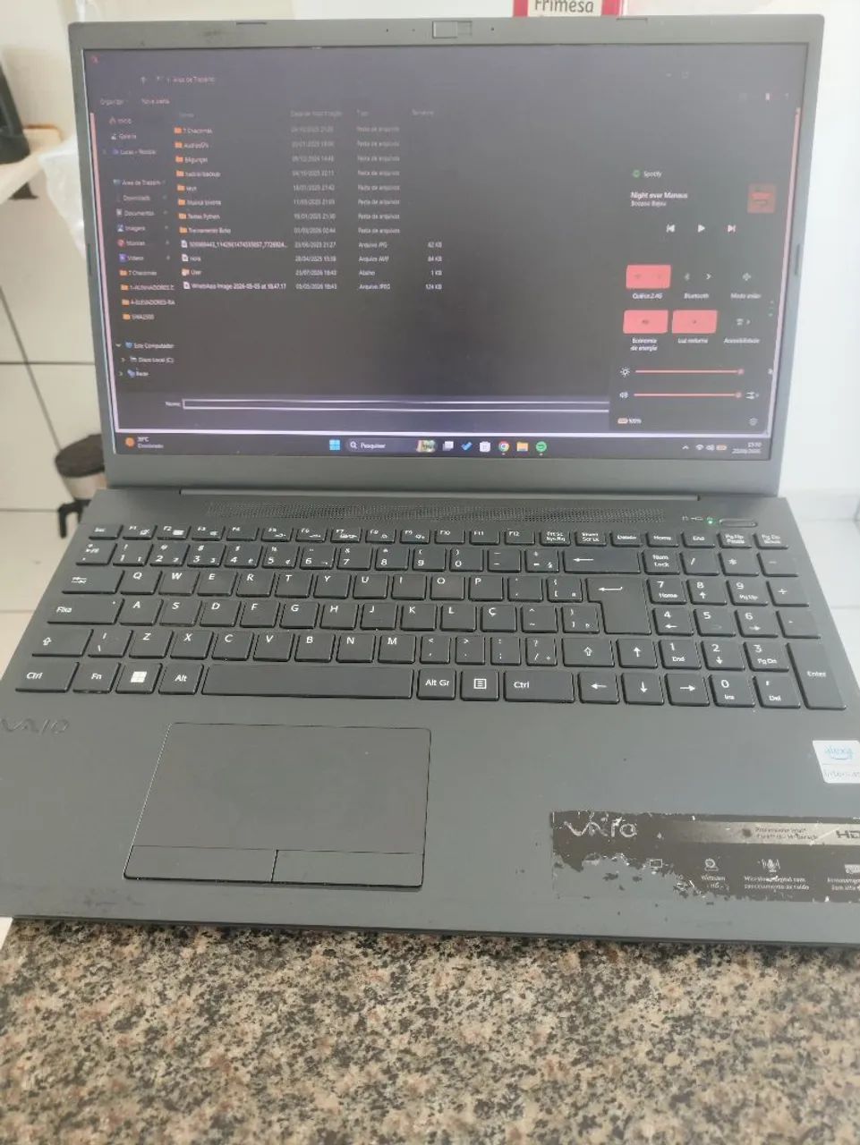 Notebook Vaio i5 11°Gen