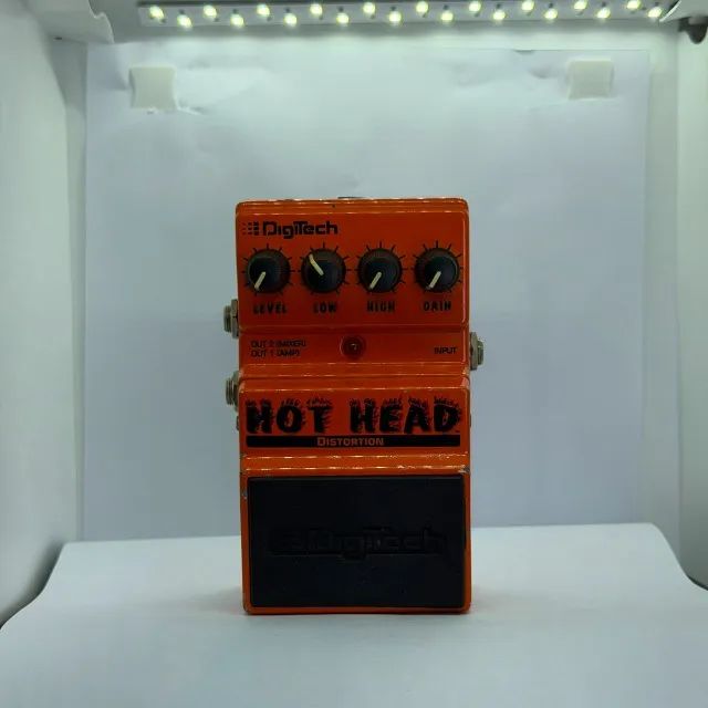 Pedal distorção Digitech Hot Head excelente distortion com ótimo custo benefício