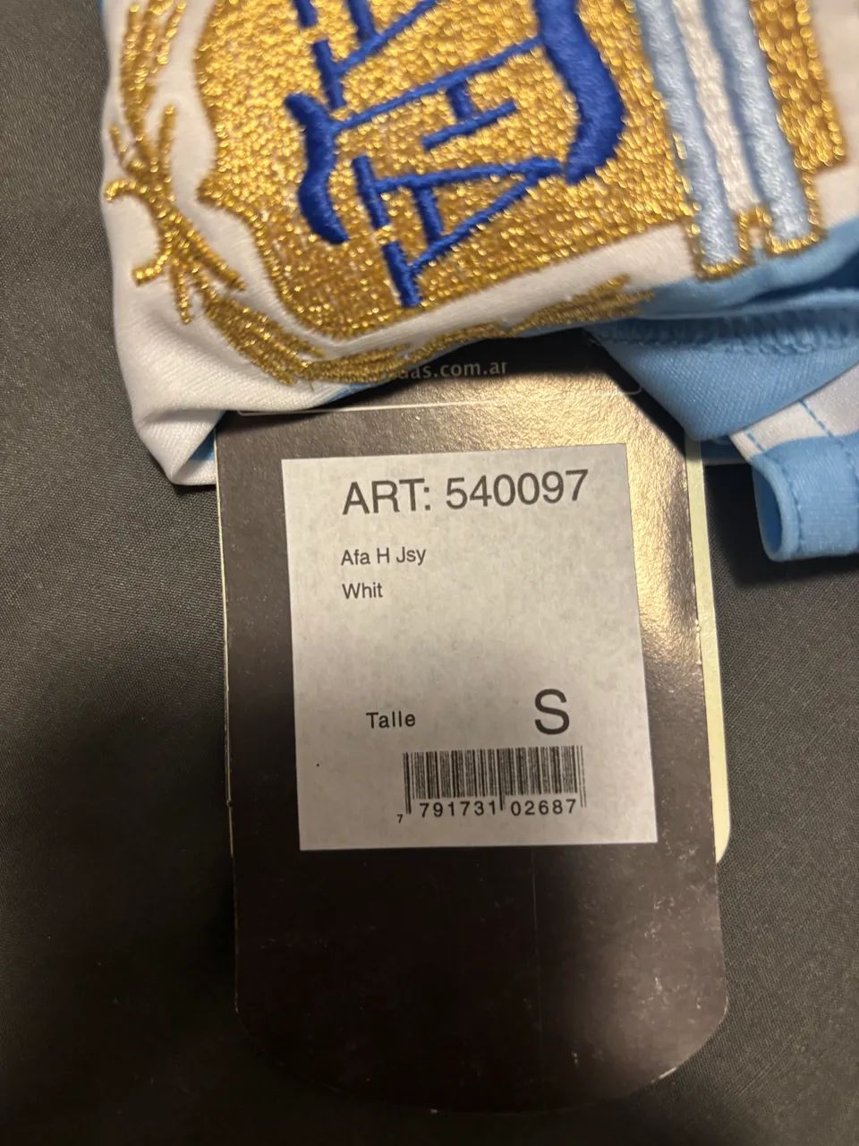 Camisa Argentina TEVEZ 11 copa 2006 - Foto 5