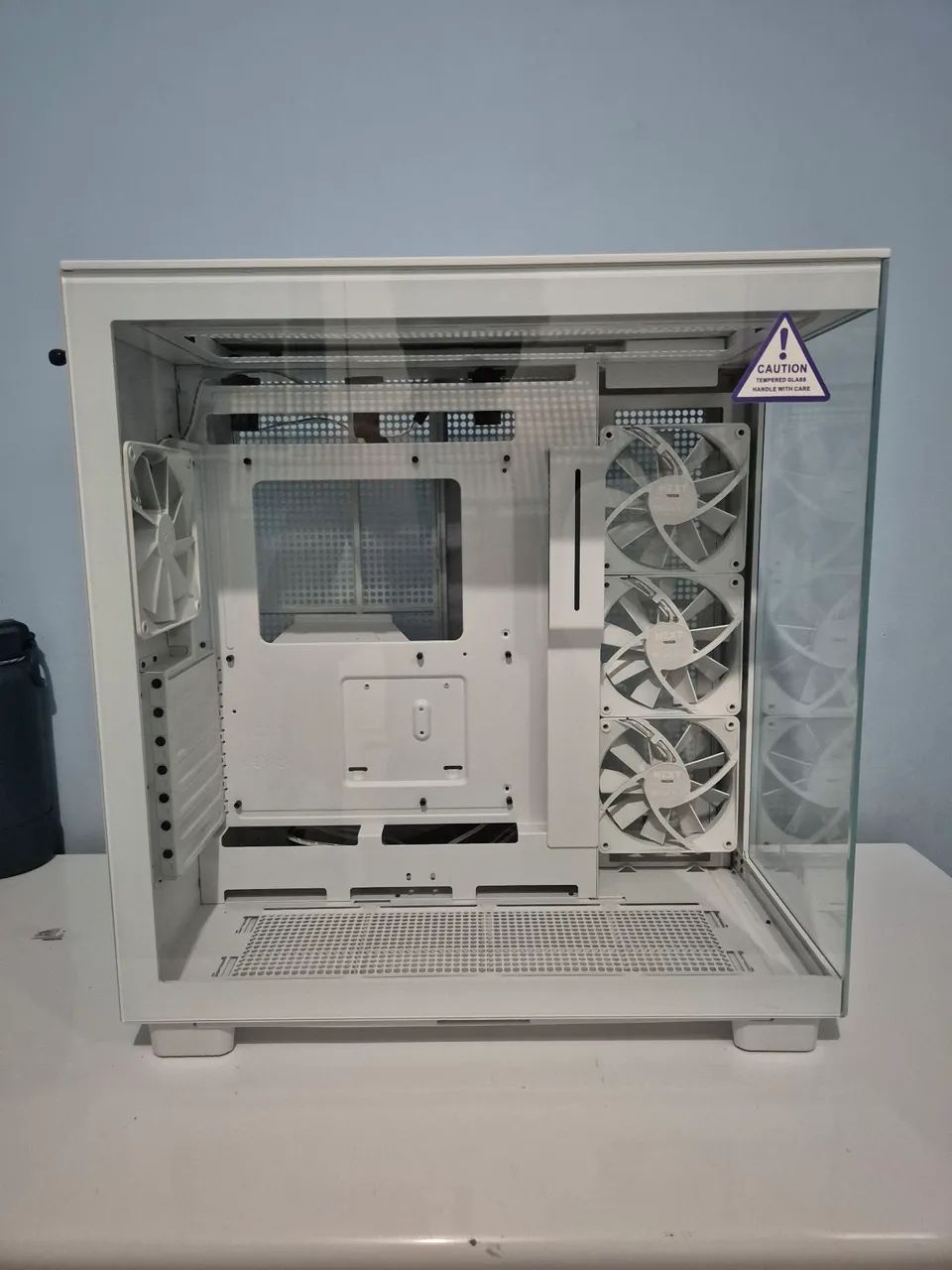 Gabinete gamer - NZXT H9 flow branco - Foto 2
