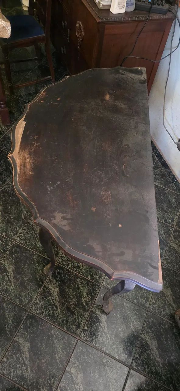 Mesa de Jantar Antiga que dobra - Foto 4