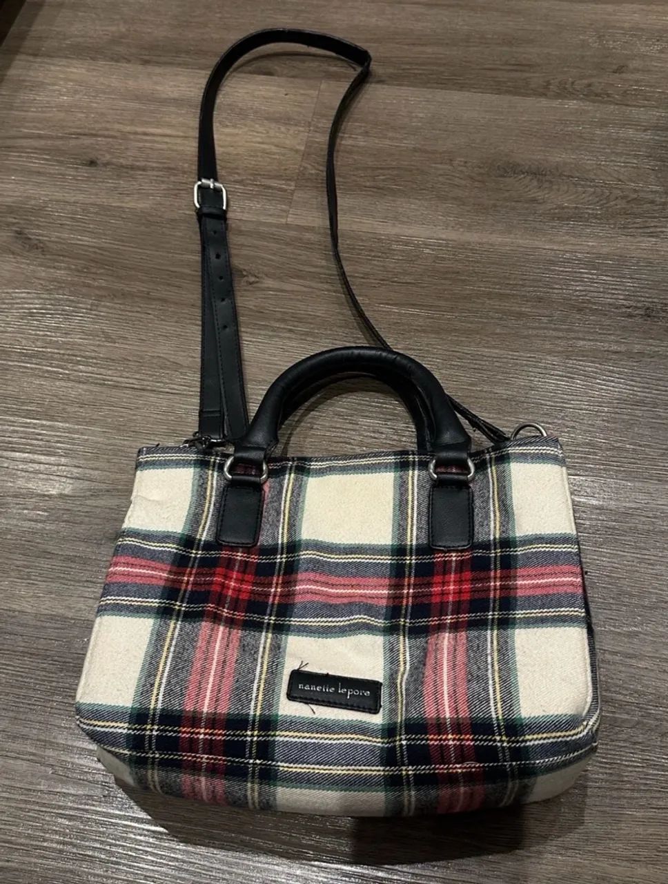 Bolsas 2 em 1 xadrez nanette lepore