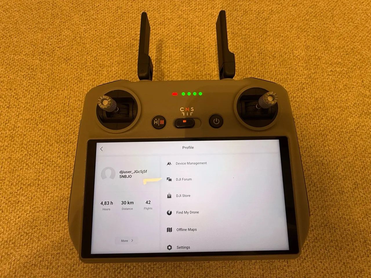 Drone DJI FLIP combo completo com menos de 5 horas de uso.  - Foto 2