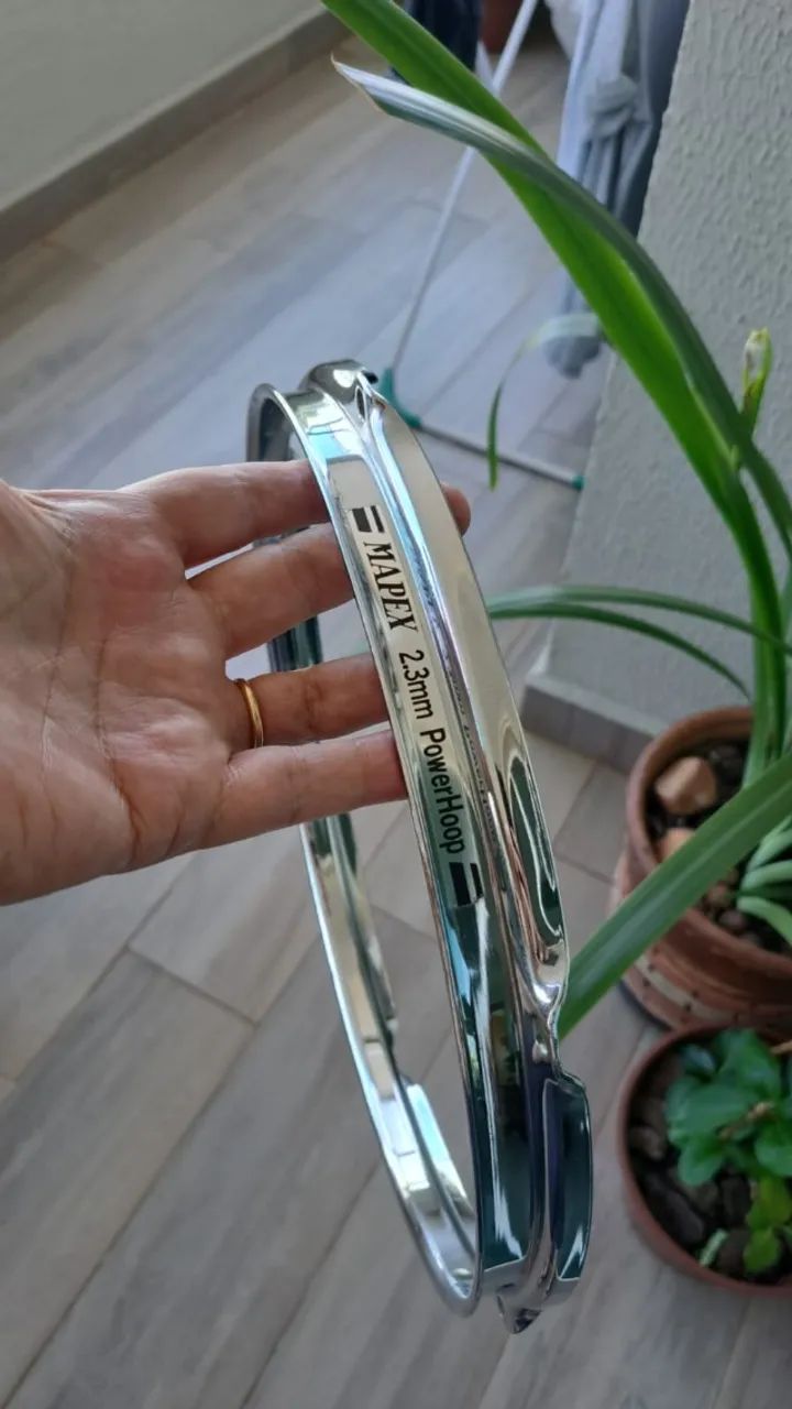 Aro mapex power hoop, 2.3 mm, 12 polegadas, 6 afinações.   - Foto 2