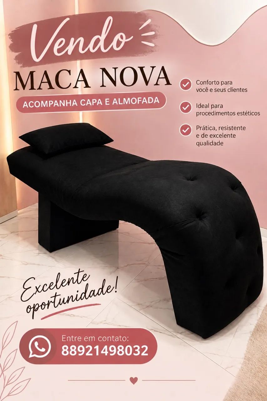 Vendo maca de estética nova