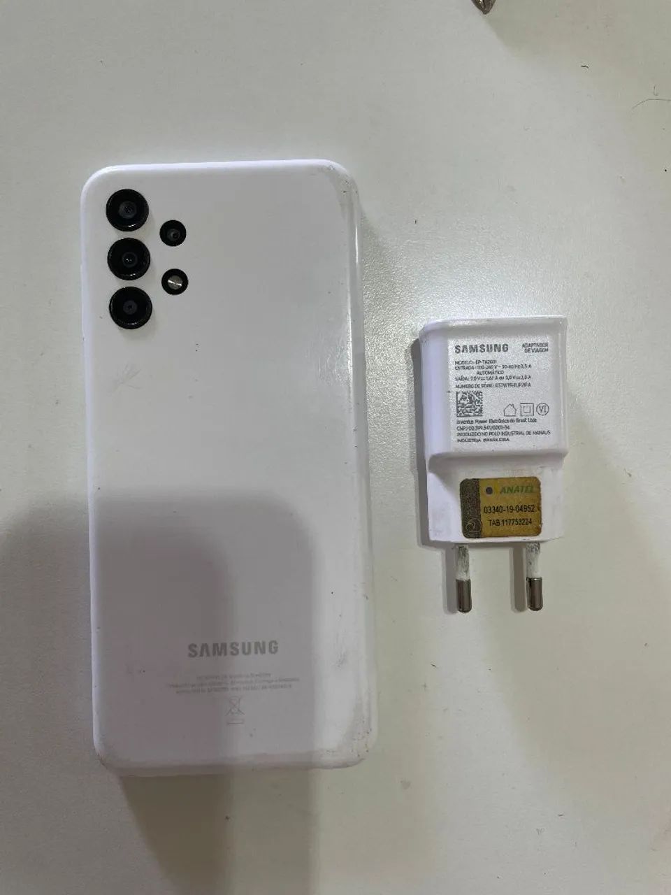 Celular Galaxy A13 dá samsung super conservado cor branco funcionando perfeitamente  - Foto 2