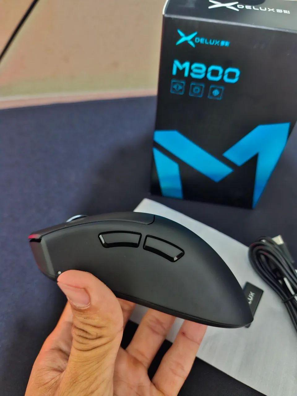 Mouse gamer DELUX M900 ultra light - Foto 2