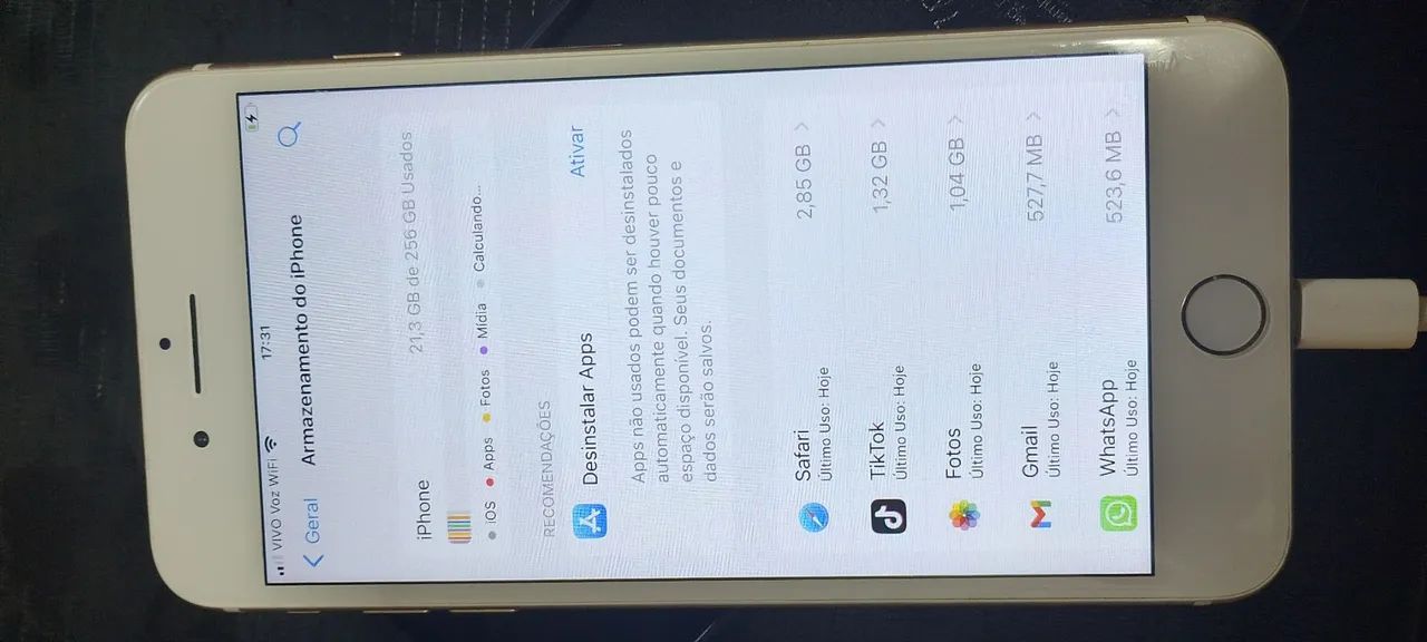 V/T iPhone 7 plus 256g 100% - Foto 2