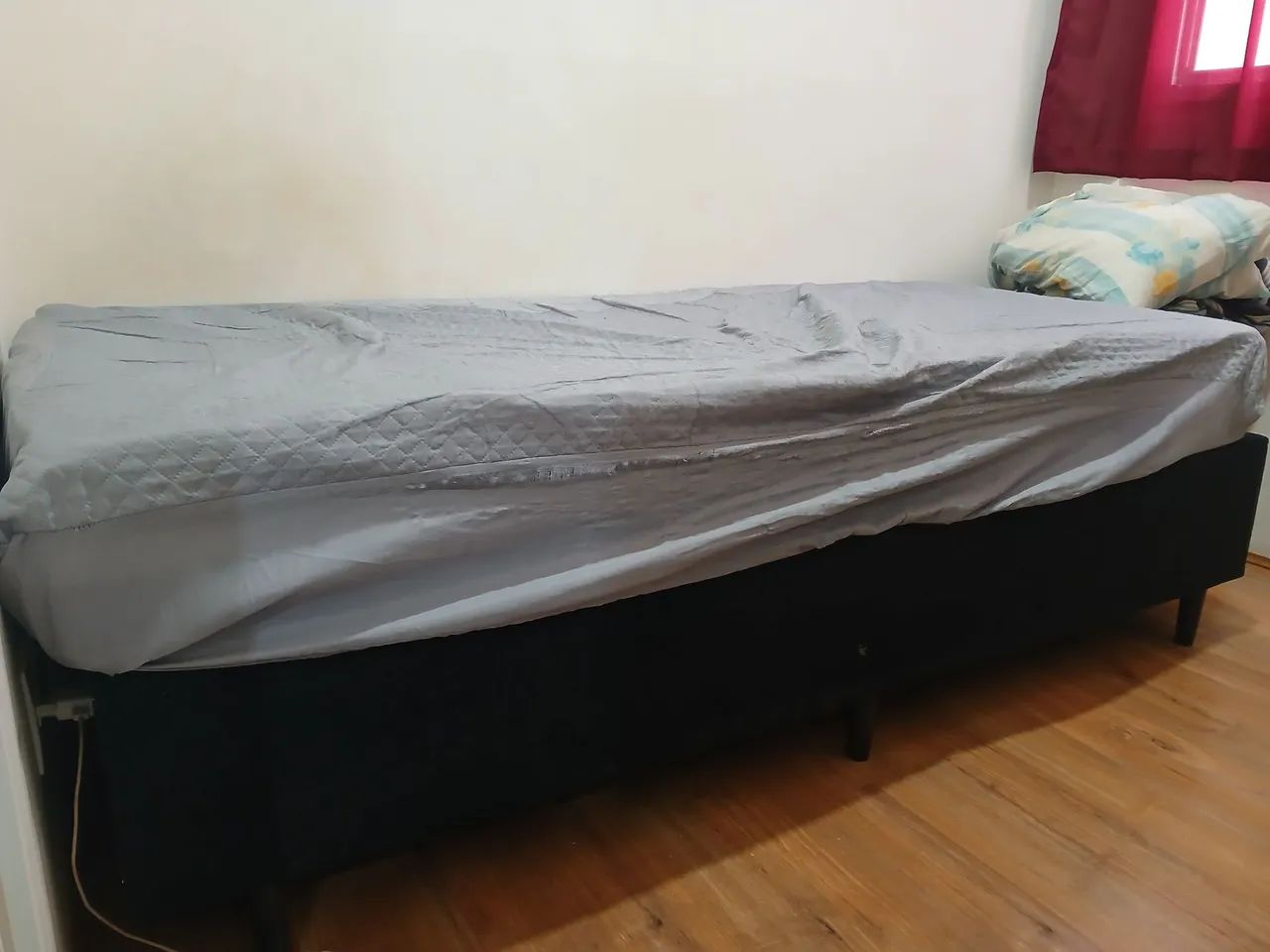 Cama box solteiro com colchão  - Foto 2