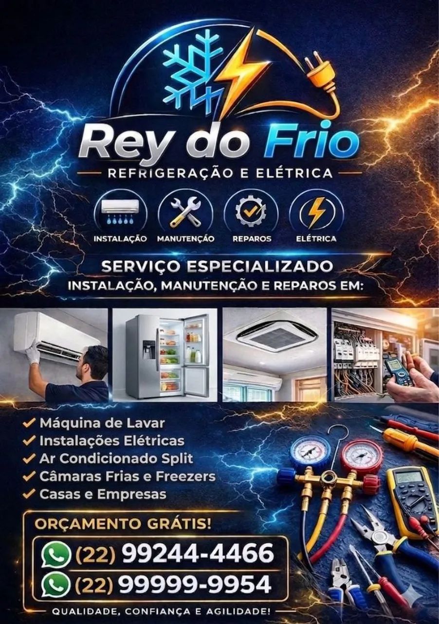 Instalação e reparo de câmeras frias ar split