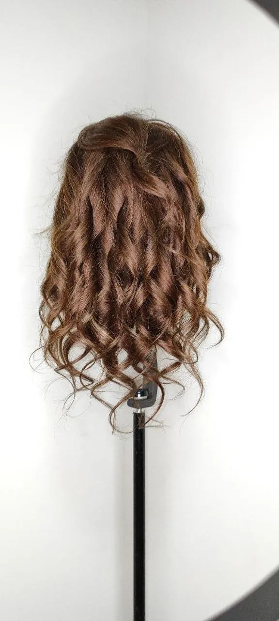 Cabeça Manequim cabelo humano  - Foto 3
