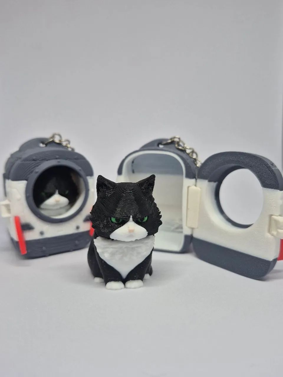 Chaveiro mochila gato