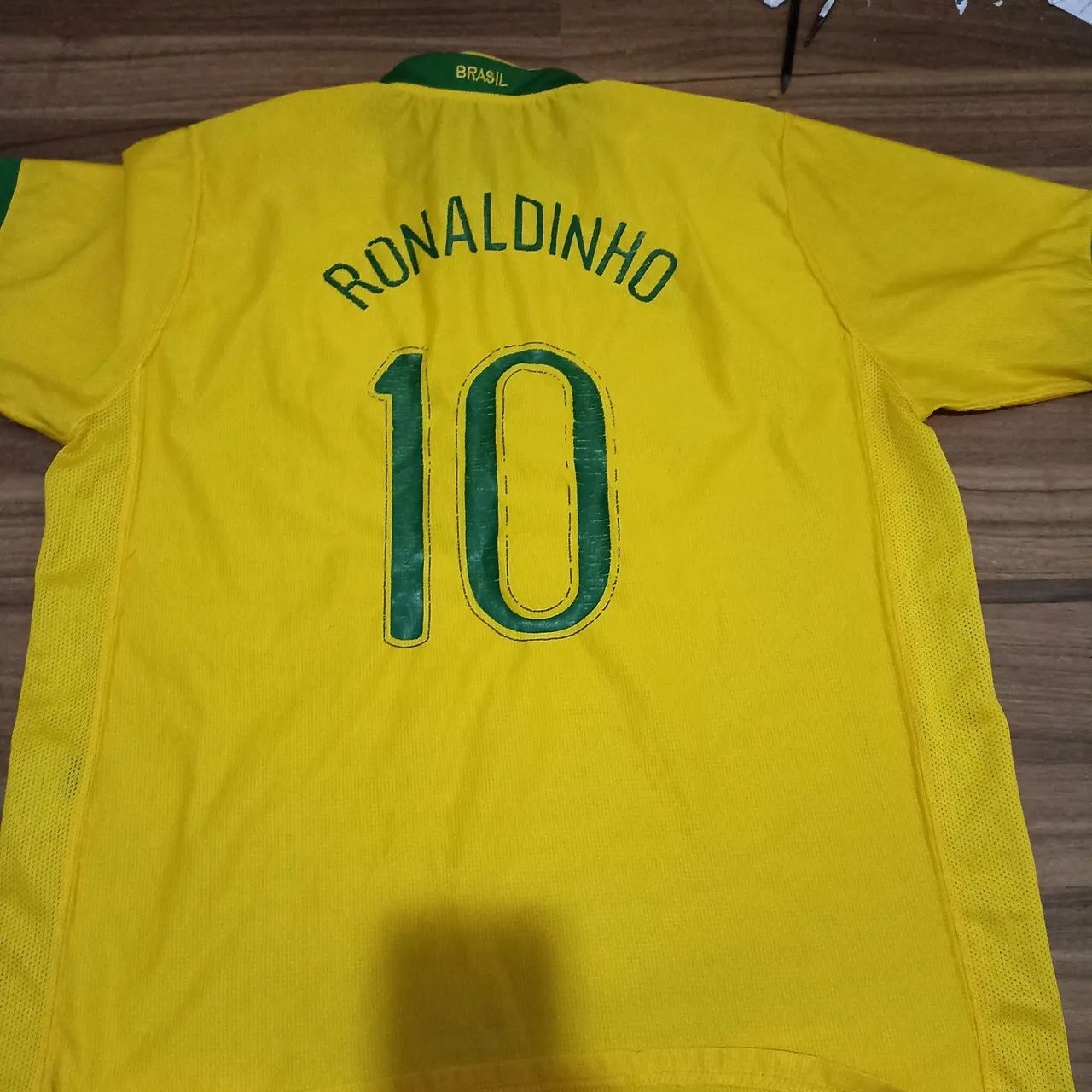 camisa do Brasil 2006 Ronaldinho  - Foto 2