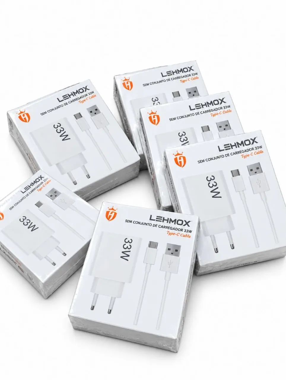 ? Carregador Lehmox 33w com cabo tipo-C