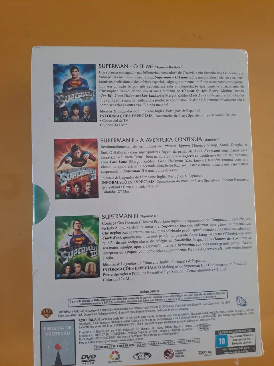 COLEÇÃO CLÁSSICA TRILOGIA SUPERMAN - Foto 3