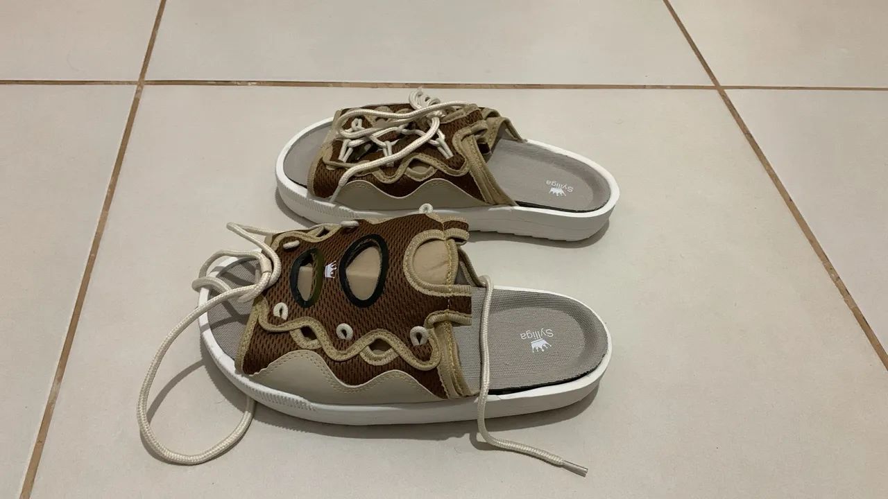 Chinelo off white slide