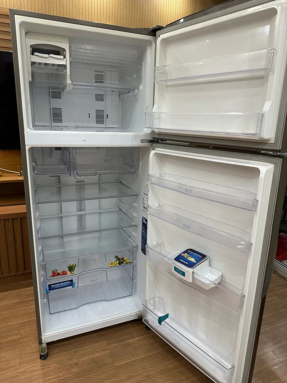 Geladeira Panasonic inox 110v inverter . - Foto 5