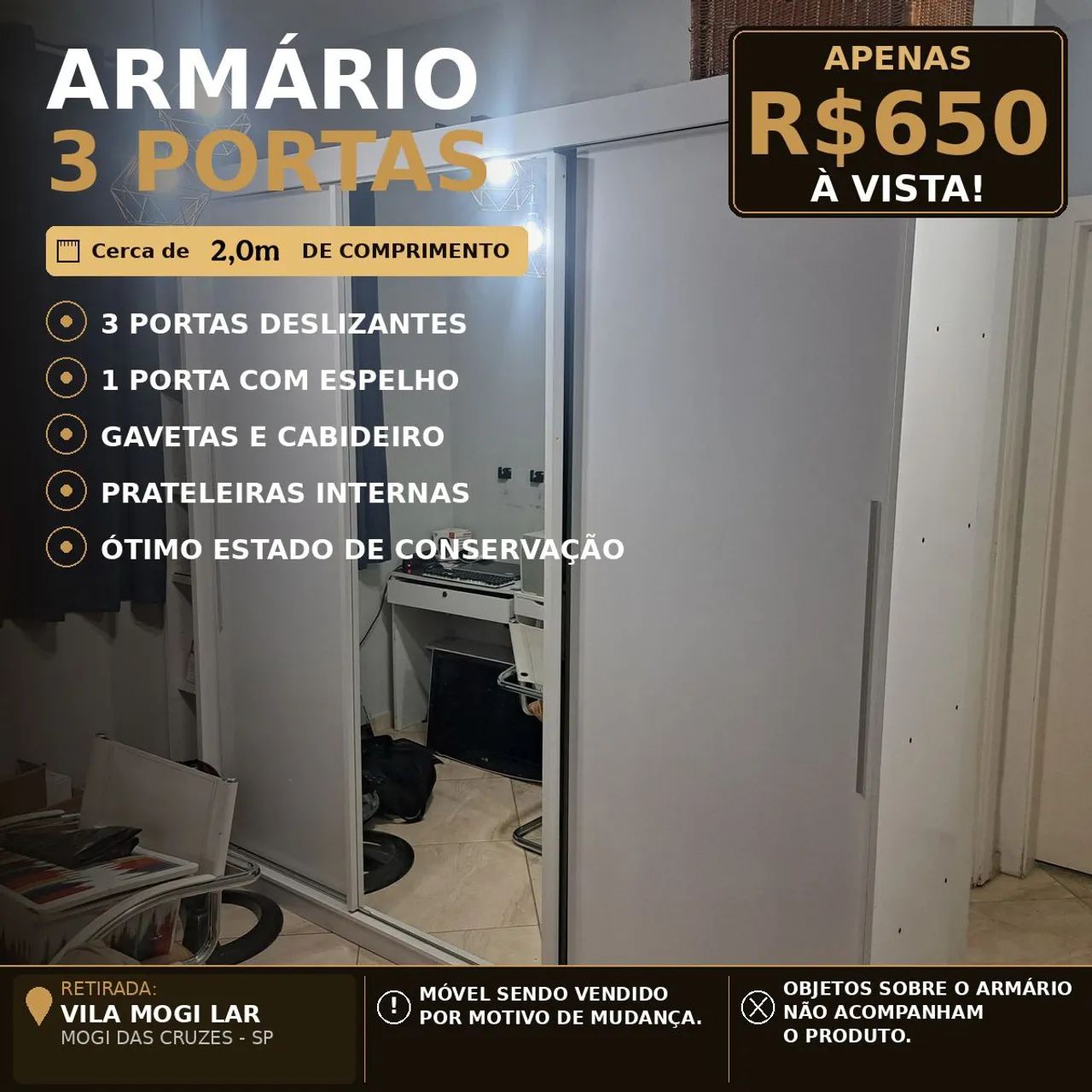Guarda Roupa de casal - Foto 5