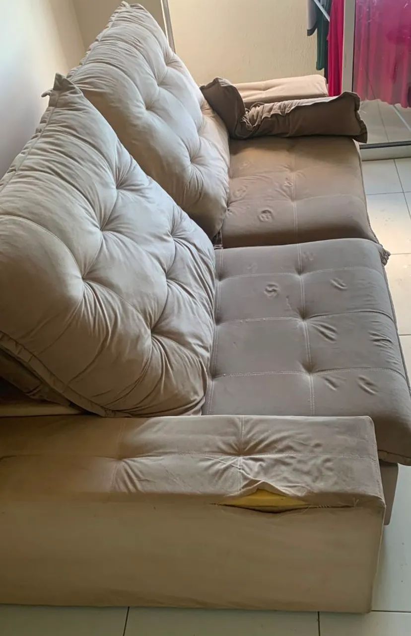 Sofá-cama muito confortável  - Foto 4