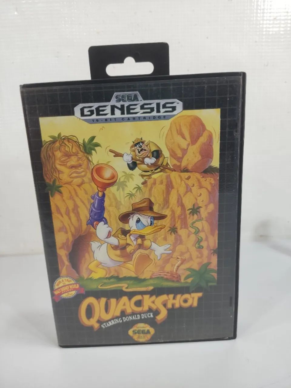 Jogo Cartucho Quackshot Starring Donald Duck Original Kdm (Usado