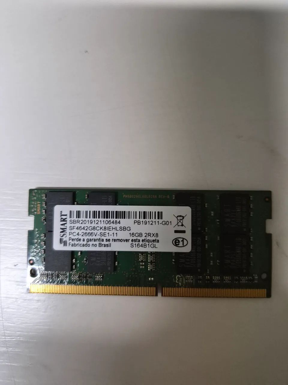 Memória RAM SMART 16GB DDR4 2666MHz - Memória RAM - Vila Mariana