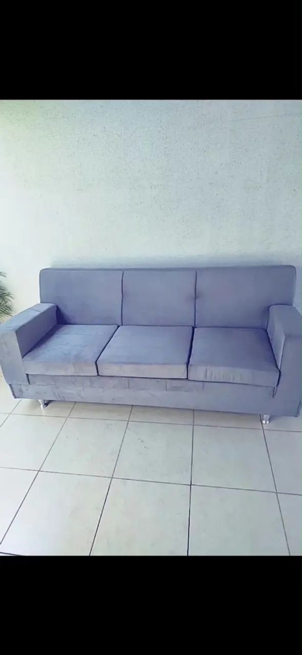 Sofá 3 lugares reformado  - Foto 3