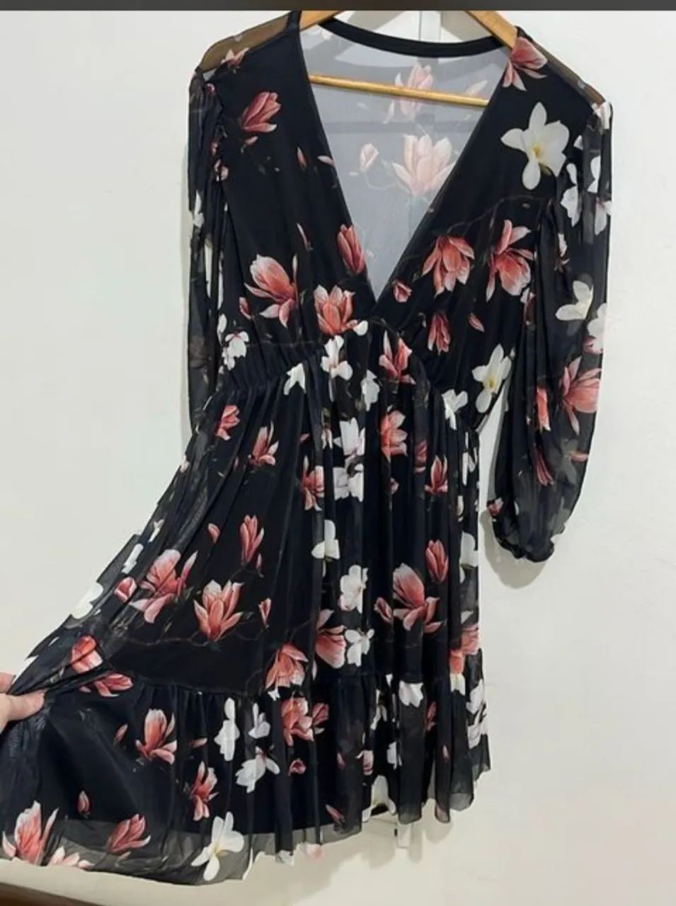 Vestido floral tule - Foto 3