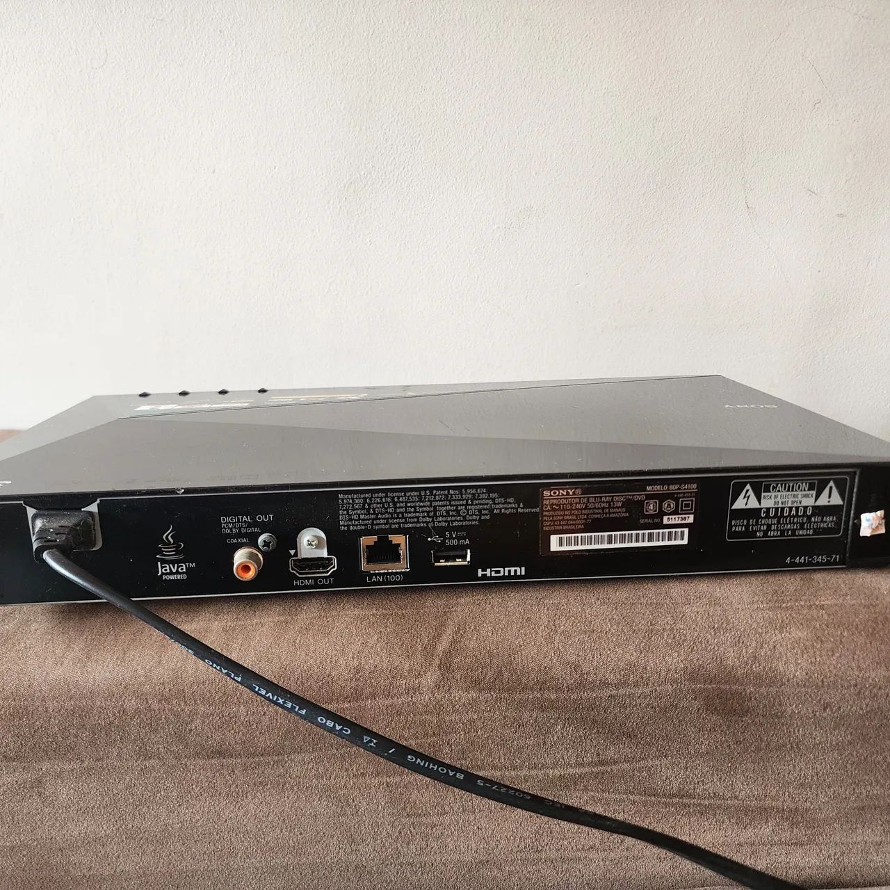DVD BLU-RAY SONY BDP-S4100