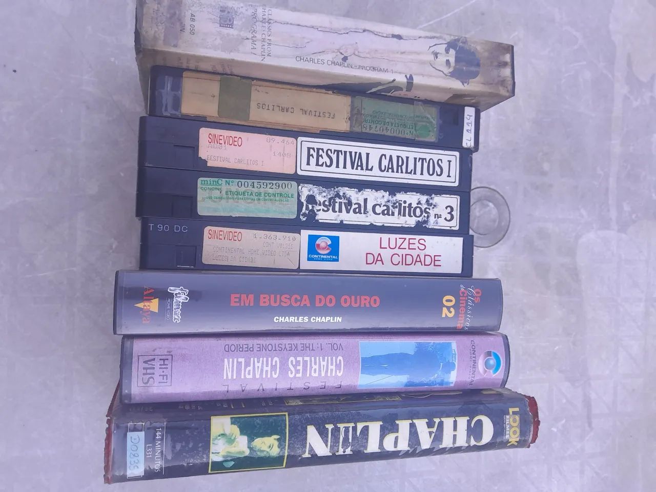 Vhs seleção Carlitos Charles Chaplin ( ler descrição anuncio