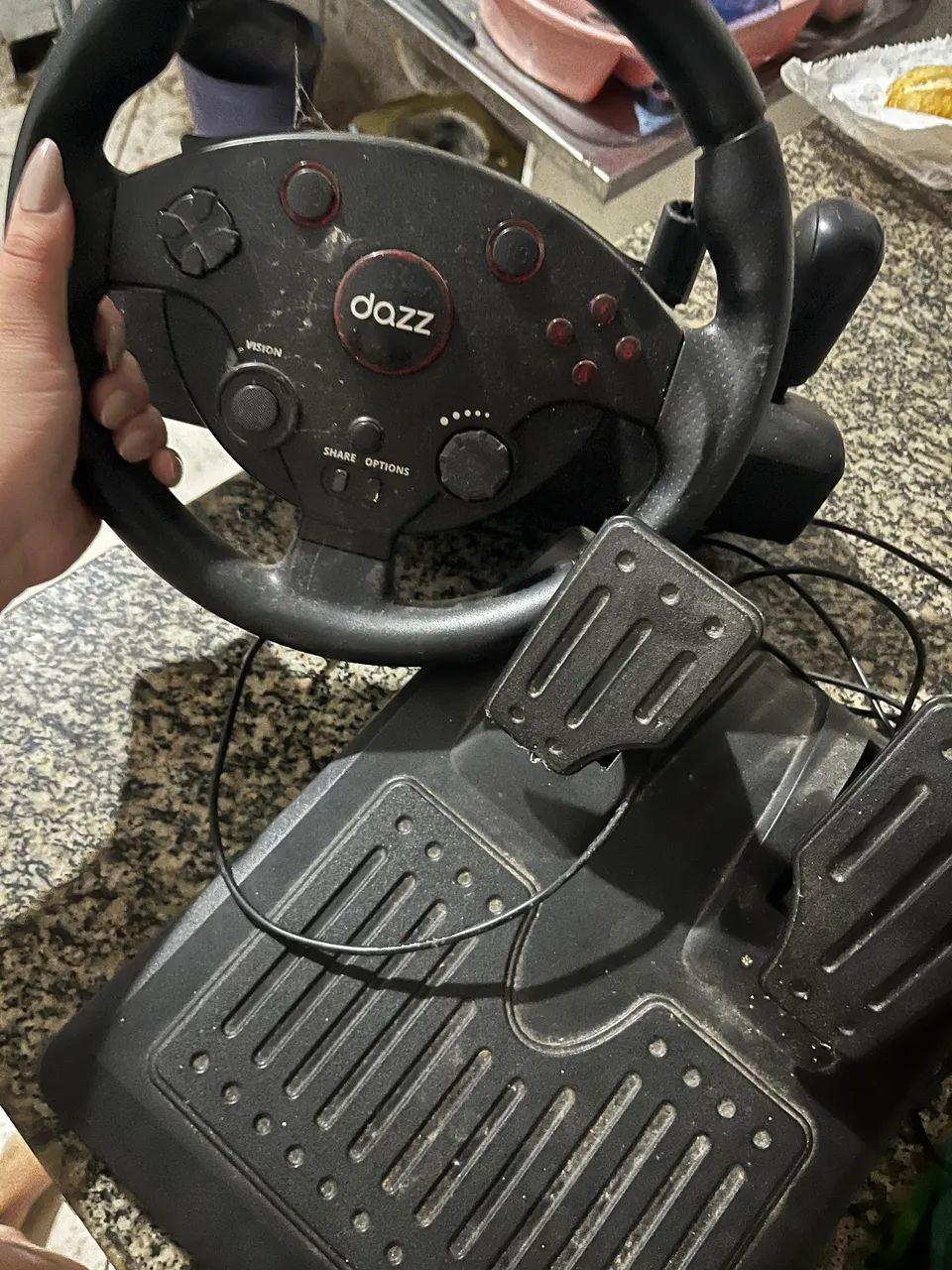 Volante vídeo game 