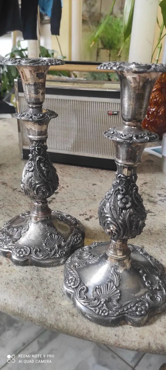 Castiçais em metal : - Foto 2