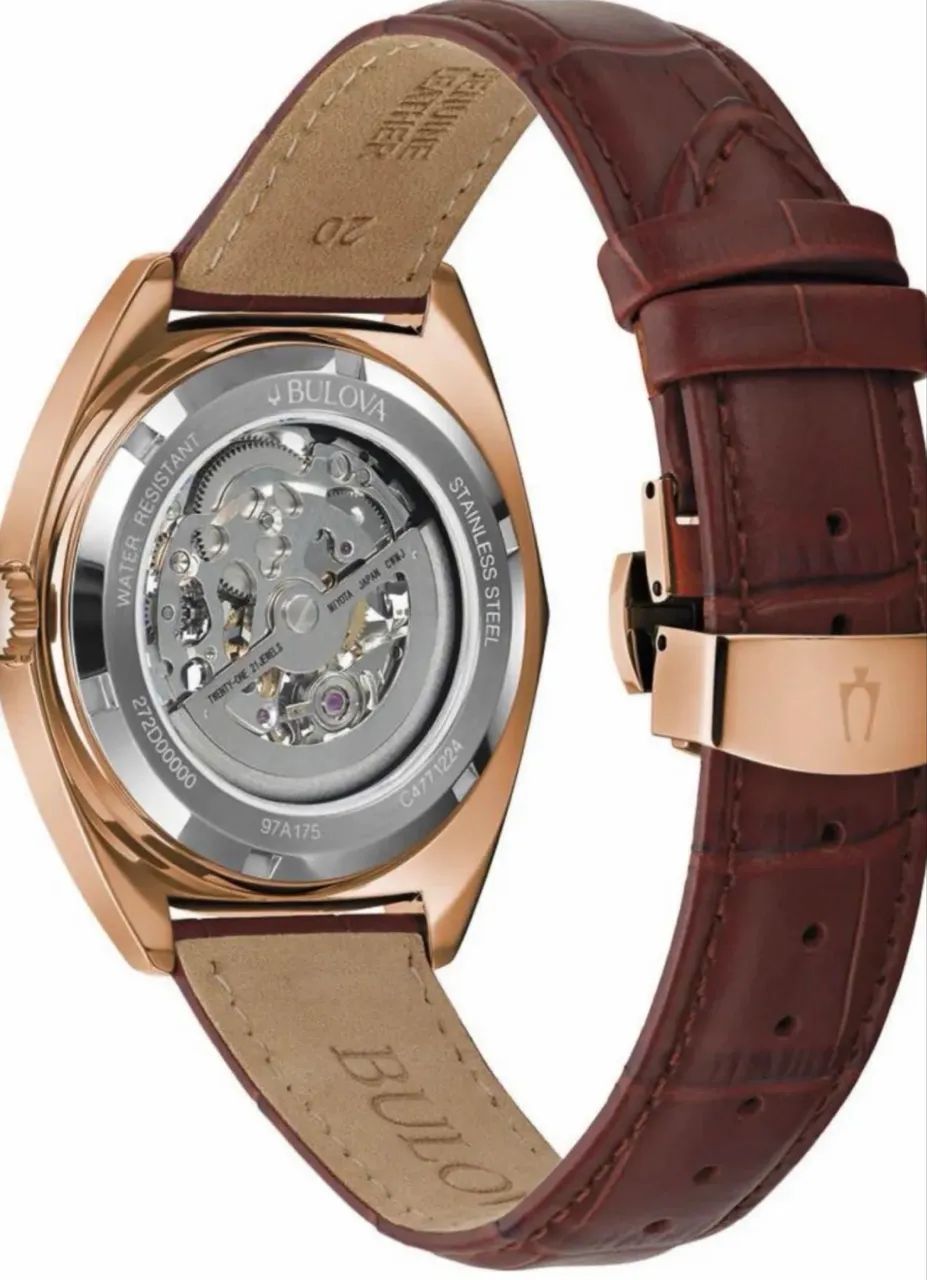 Relógio Bulova Skeleton Automático Novo - Foto 5
