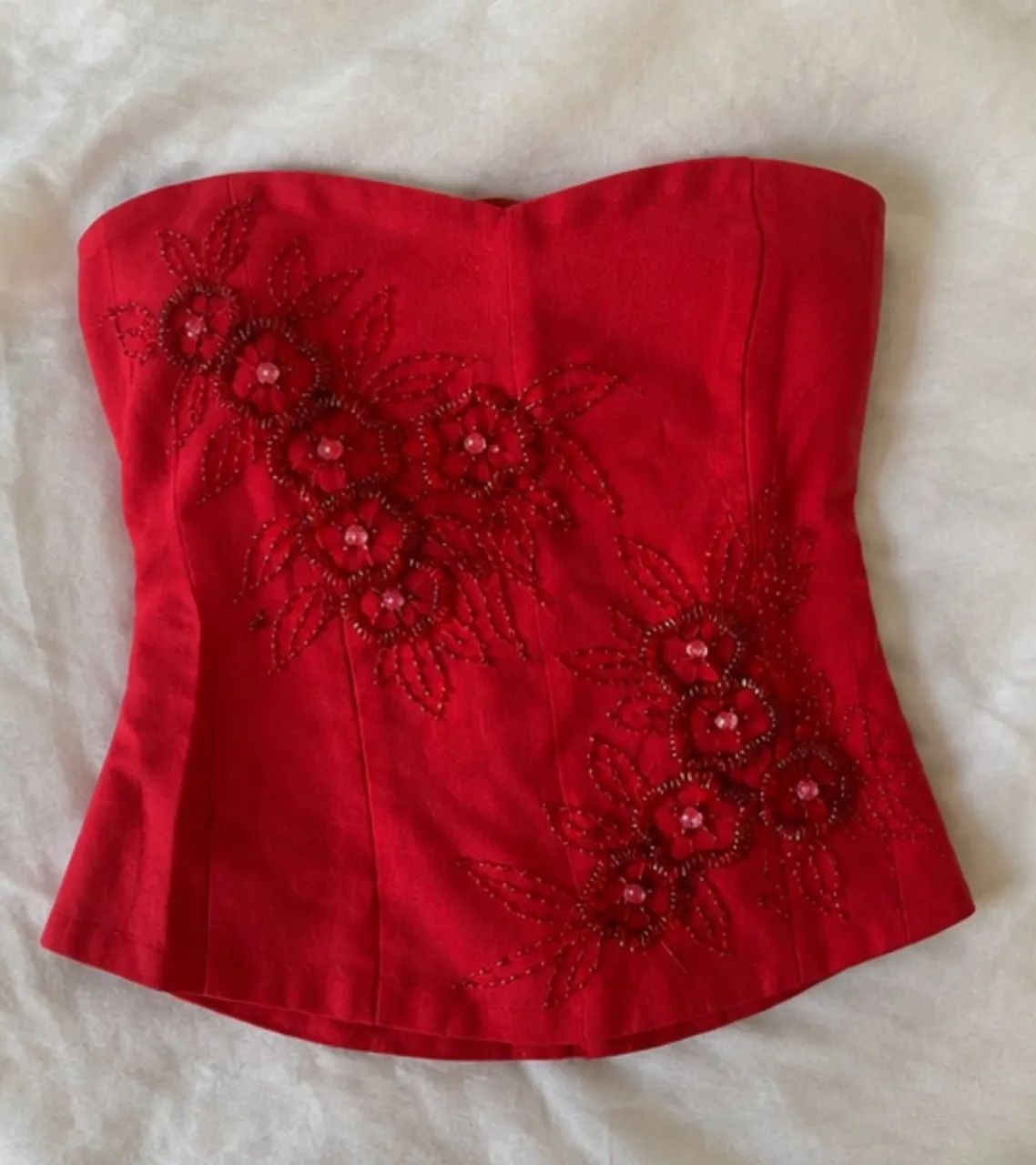 Corselet bordado