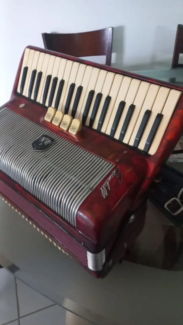 Sanfona Scandalli 80 baixos