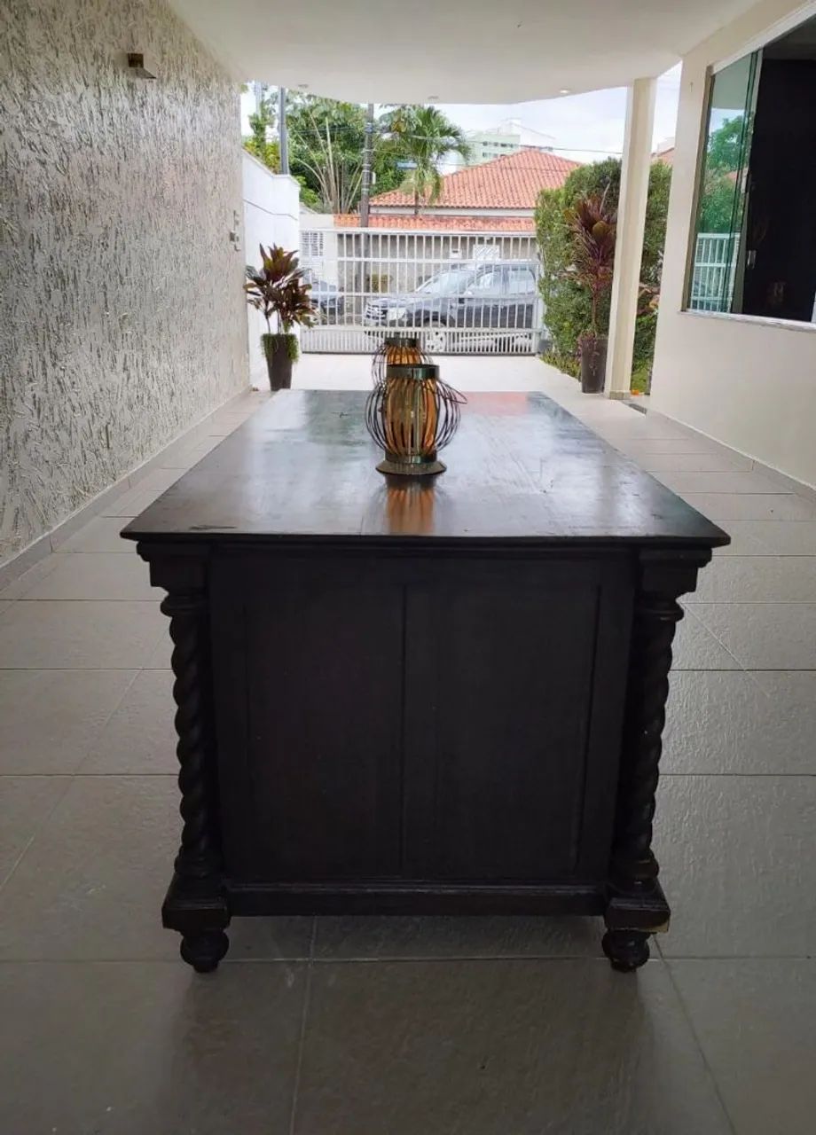 MESA ANTIGA DE MADEIRA - Foto 4