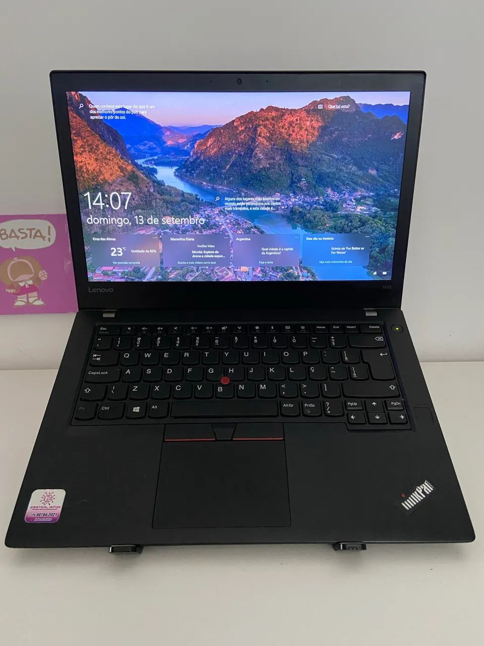 Notebook Lenovo ThinkPad T470 - i5 7ª Geração / 8GB RAM / SSD