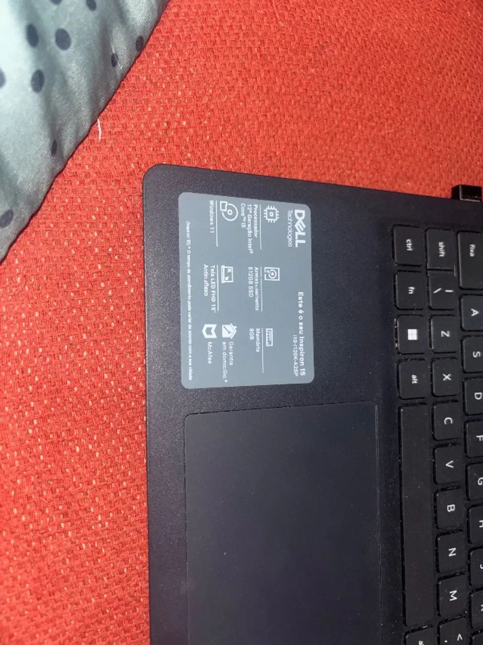 NOTEBOOK DELL INSPIRON 15 | 8gb RAM | 512gb SSD | Intel i5 12 Geração - Foto 4