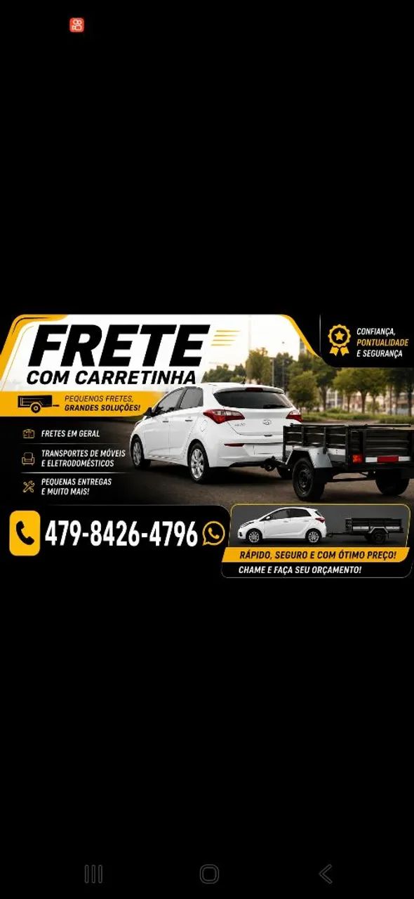 Frete remoção de entulho