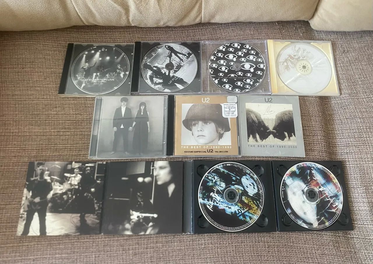 Coleção U2 - 9 CDs em bom estado