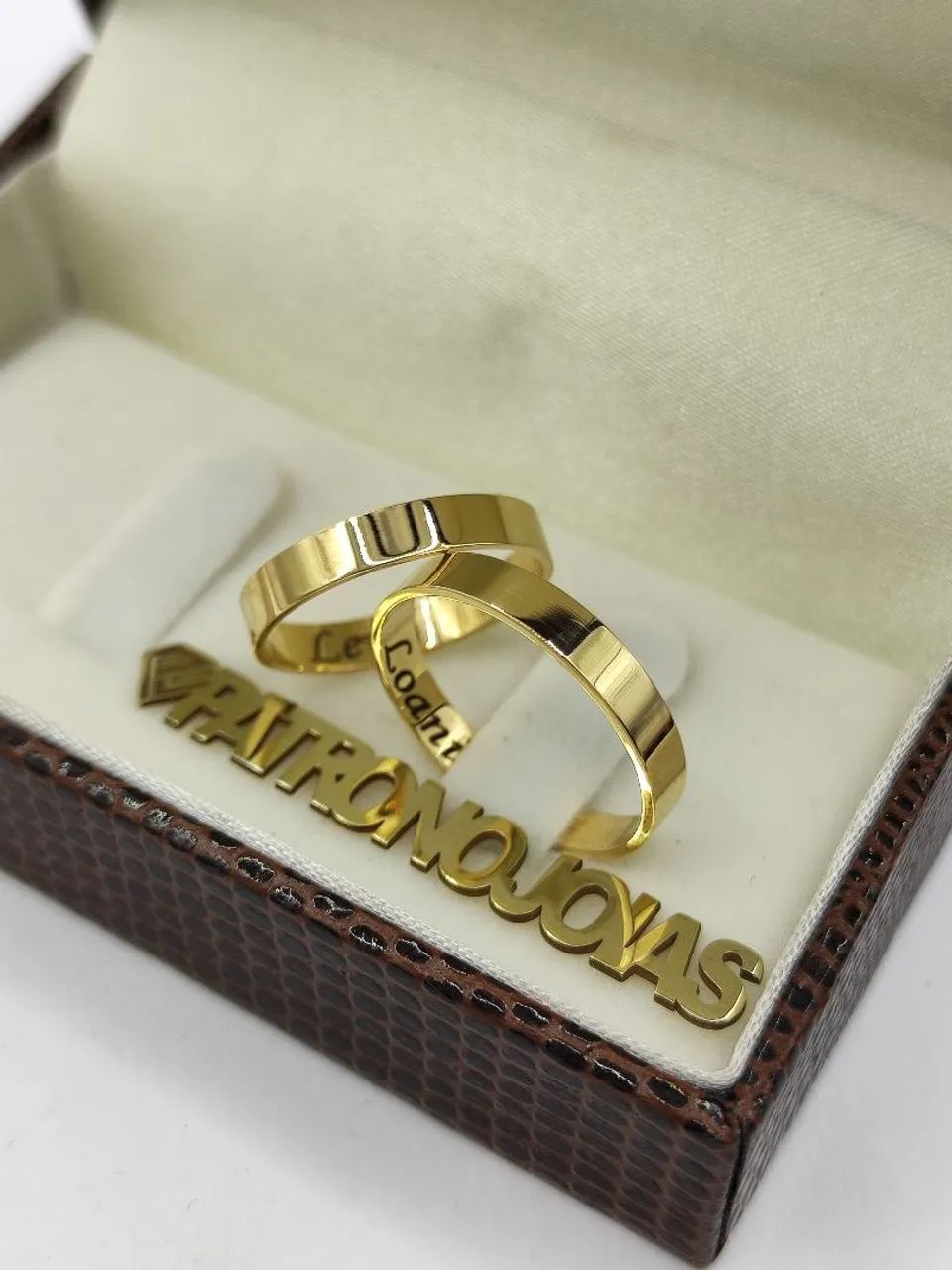 Aliança em Ouro 18k  - Foto 2