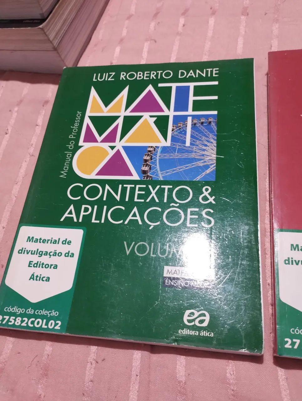 Coleção Matemática Contexto e Aplicações Dante 1,2 e 3 - Foto 3