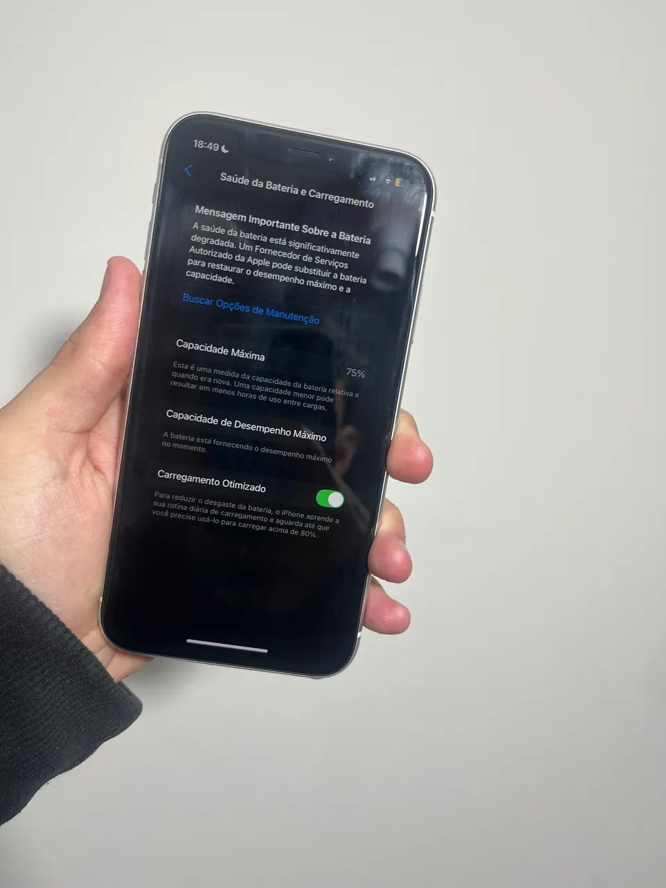 iPhone XR branco - 64gb - todo original  - Foto 5